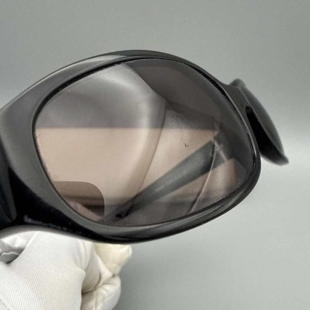 ANNE KLEIN AK5124 Black Oval GRADIENT AUTHENTIC DESIGNER SUNGLASSES 57-16 & Case